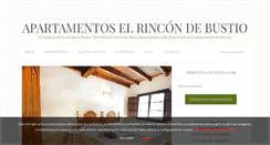 Desktop Screenshot of elrincondebustio.com